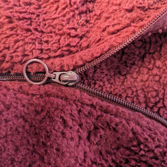 Red Cropped Hoodie - Picture 2 of 4